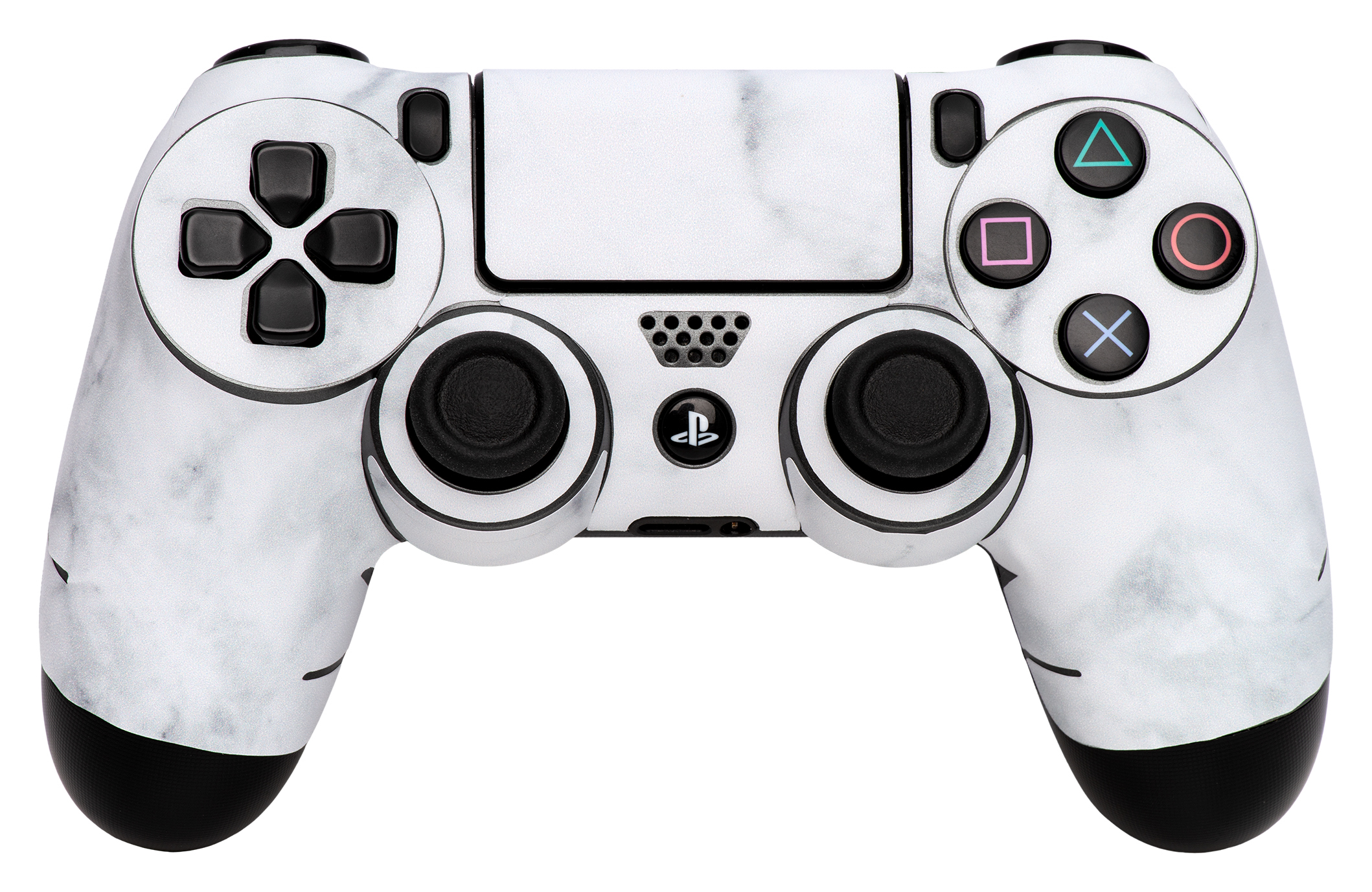 Skins - Sticker für PlayStation 4 Controller (White Marble)