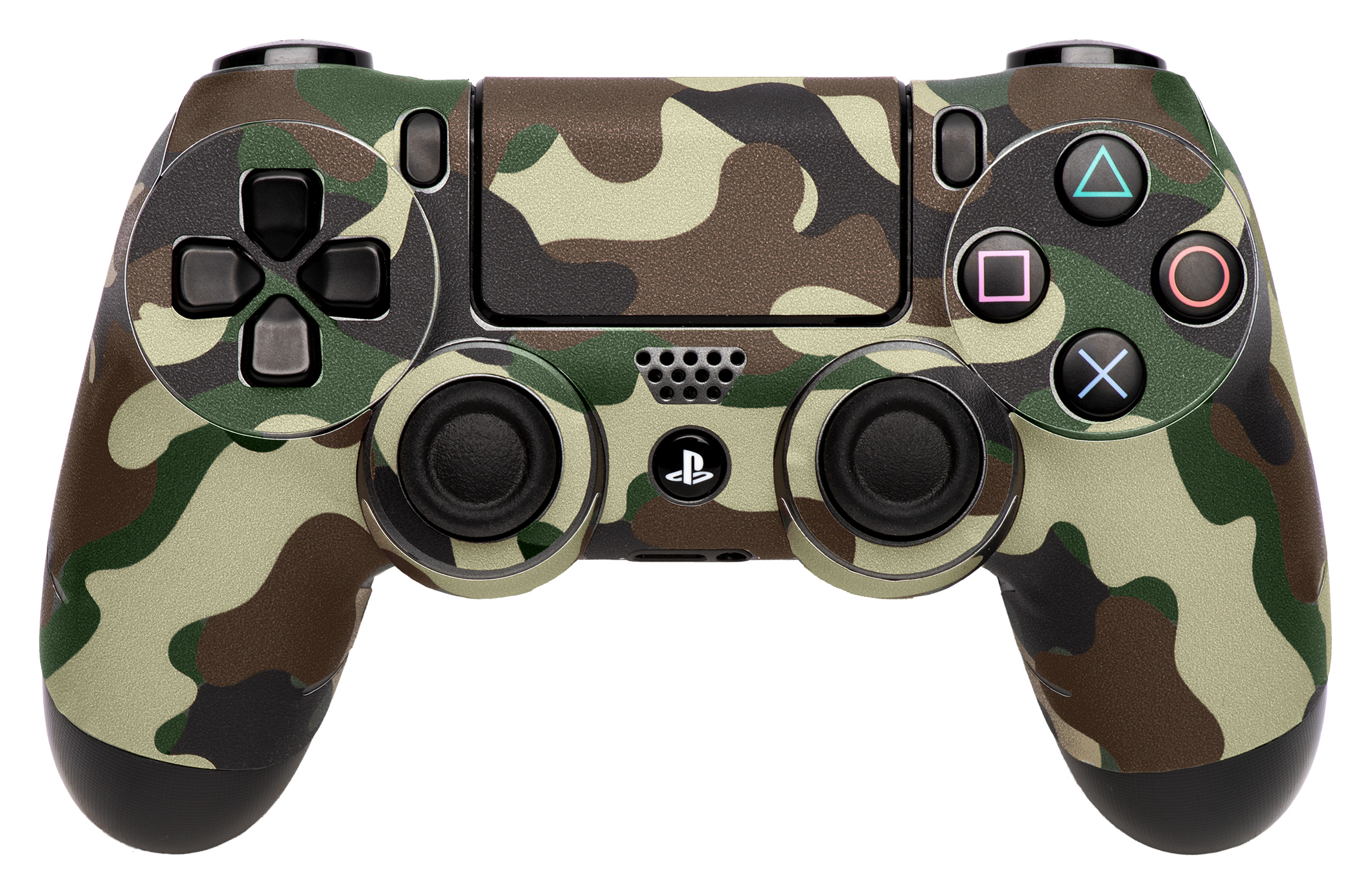 Skins - Sticker für PlayStation 4 Controller (Camo Green)